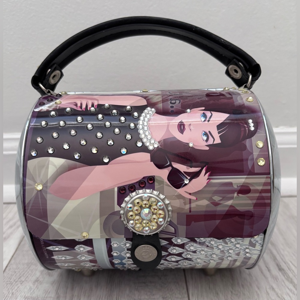 Road Flair by Little Earth Swarovski Crystals Audrey Hepburn Handbag Purse Bag